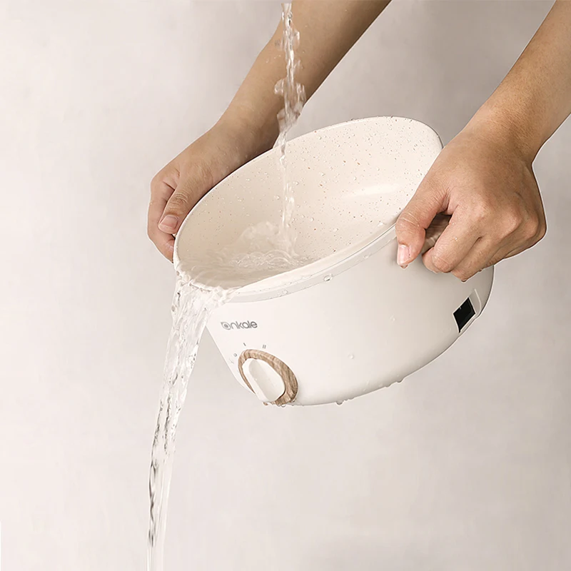 1.5L Điện Nồi Để Bàn Lẩu Di Động Multicooker Nồi Cơm Điện Hấp Thực Phẩm Nướng Điện Skillet Chảo Chiên 220V