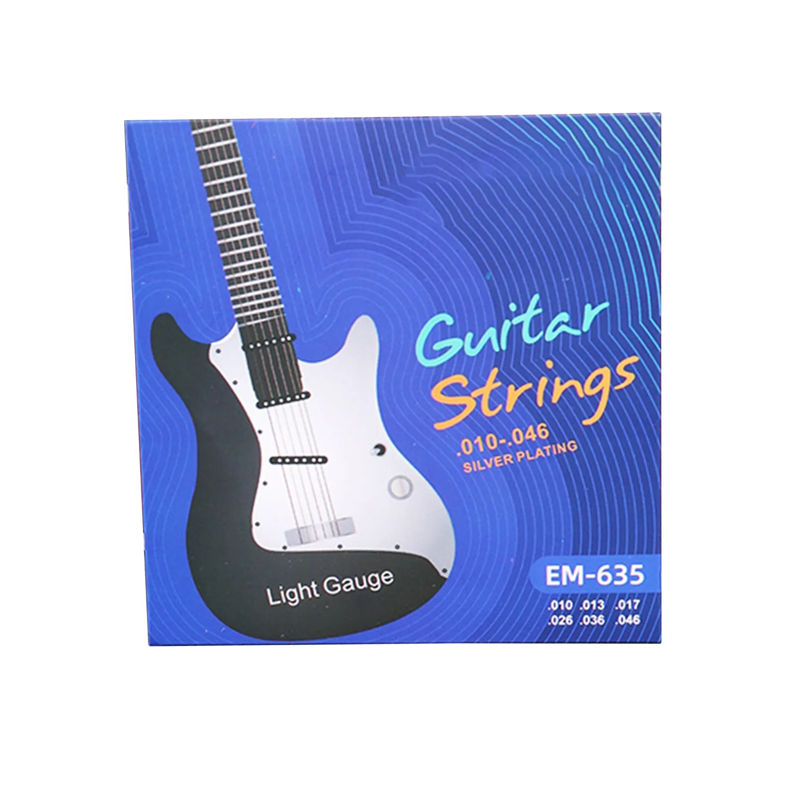 Senar Gitar Elektrik Baru Senar Gitar Akustik Kualitas Tinggi Aksesori Gitar Klasik Set Lengkap Dilapisi