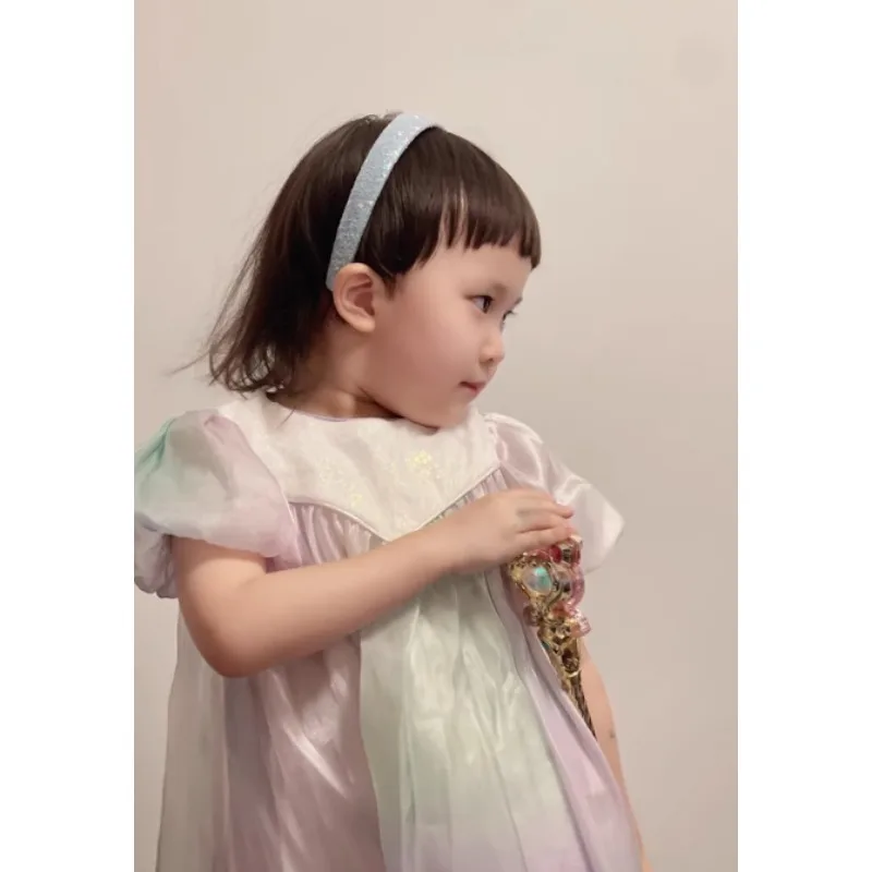 

New Crystal Glitter Girl Hair Band 25cm Wide Edge Headband Colorful High Crown Hair Accessory NEW YEAR Festival Headwear