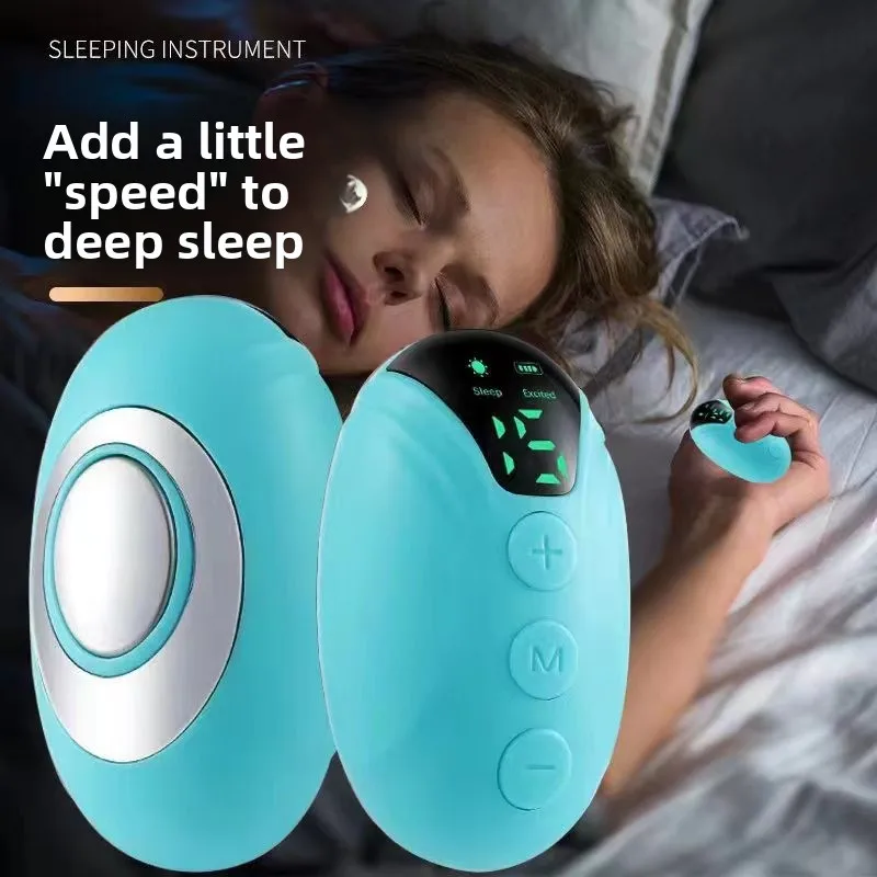 Smart Handheld Sleep Instrument with Microcurrent Technology Portable Fast Falling Asleep Helper for Better Sleep Quality