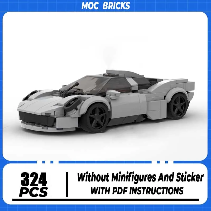 

Champion Speed Model Cars Moc Building T.33 Super Car Model Bricks Technology Blocks Toy DIY Assembly Set Holiday Gifts