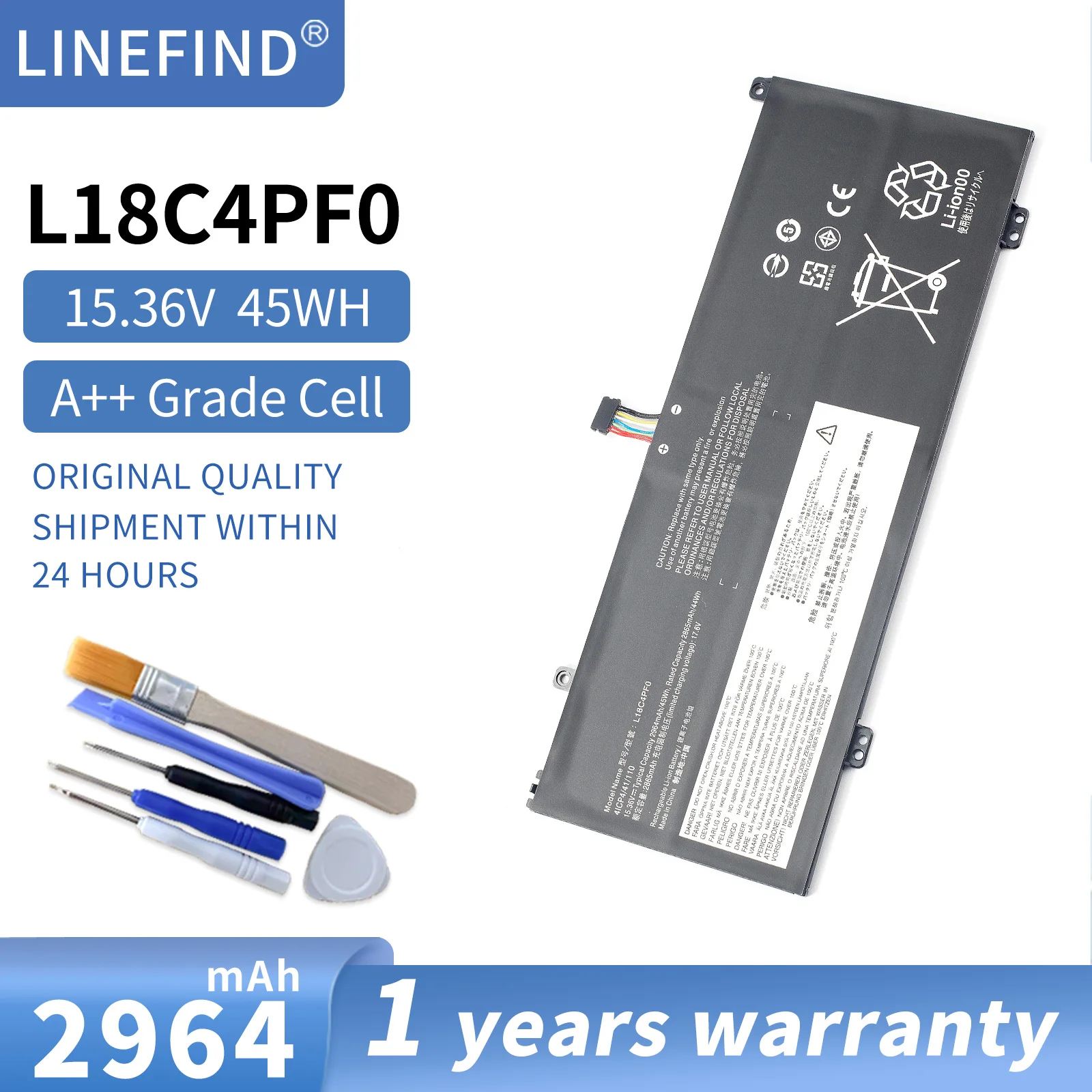 

L18C4PF0 L18M4PF0 Laptop Battery For Lenovo ThinkBook 13S 14S 13S-IWL 13S-20R90071GE 14S-IWL 14S-20RM L18D4PF0