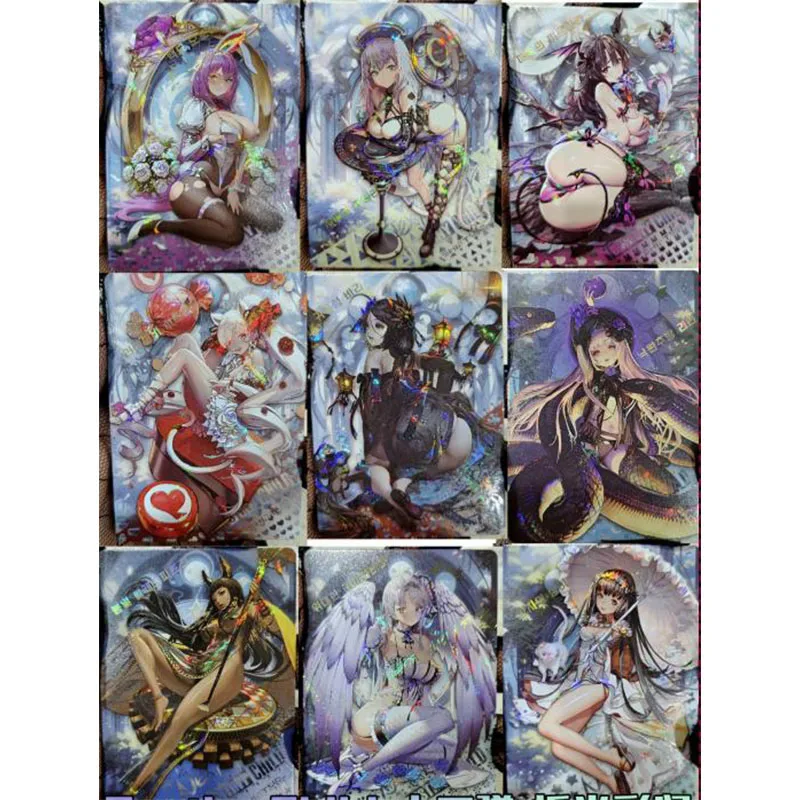 Anime Character Di Collection Kamanaki Sarana Kano Mikuna Kano Yosuba Laser Flash Card Boy Game Toys Christmas Birthday Gifts