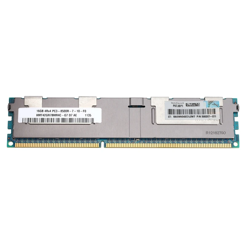 

16GB PC3-8500R DDR3 1066Mhz CL7 240Pin ECC REG Memory RAM 1.5V 4RX4 RDIMM RAM For Server Workstation