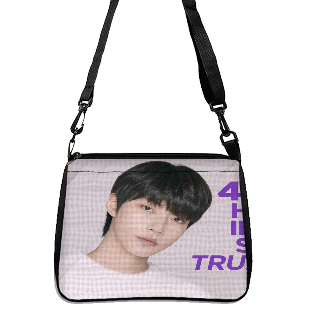 Hwang_In-Yeop Pattern Tote Bag, Large Capacity Shoulder Bag, Perfect Underarm Bag For Daily Shopping 5.23