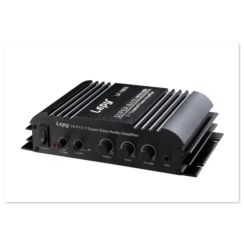 

12V Power Subwoofer 2.1 Channel Car Amplifier for Lepy LP-168S Audio Bass Output HiFi Stereo Sound With AUX Function LoudSpeake