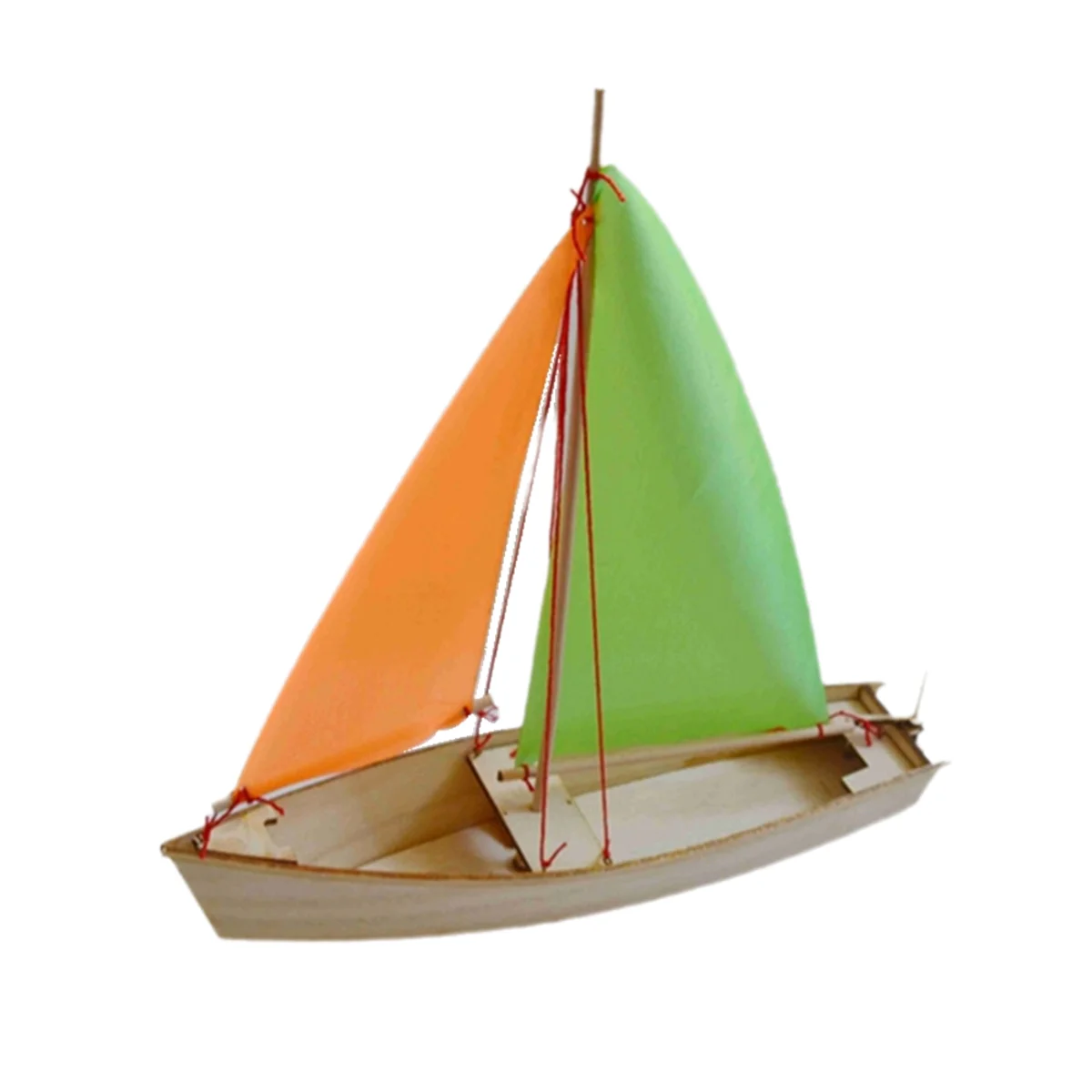 New Self-Propelled Sailboat Wooden Boat Model Assembly Kit DIY Assembly Toys Children'S Handmade Toys