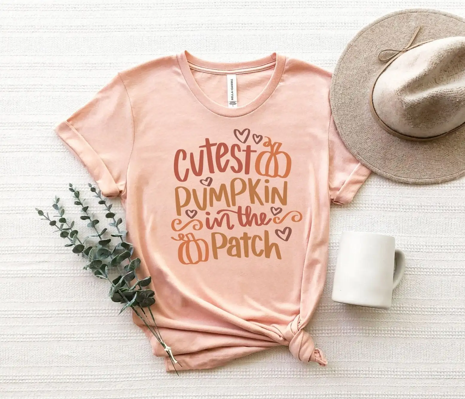 Cutest Pumpkin In The Patch T Shirt Thanksgiving Cute Kids Spice