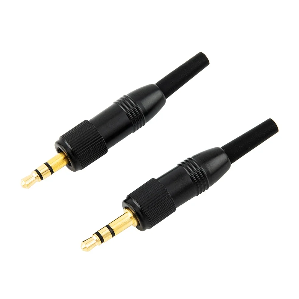 

2Pcs 3.5mm 1/8" Stereo Screw Audio Connector With Locking Microphone Spare Plug 3.5mm Fanny Pack Plug Audio Adapter