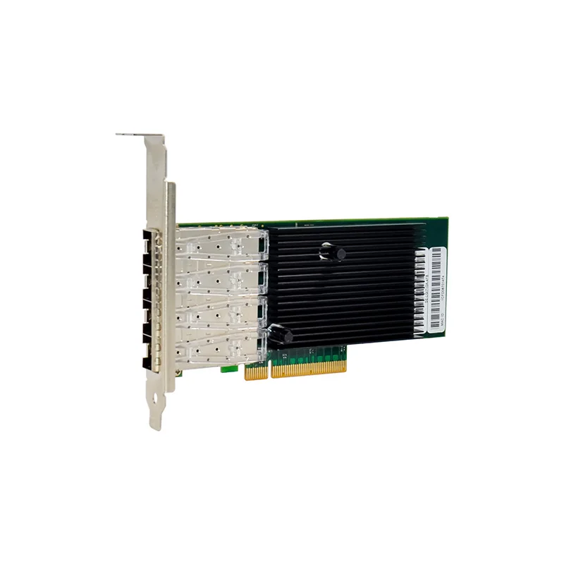 Quad-Port 10GbE SFP+ Network Card, Intel X710-DA4 Based XL710 Controller PCIe 3.0 x8 Server NIC, Support DAC/Optical