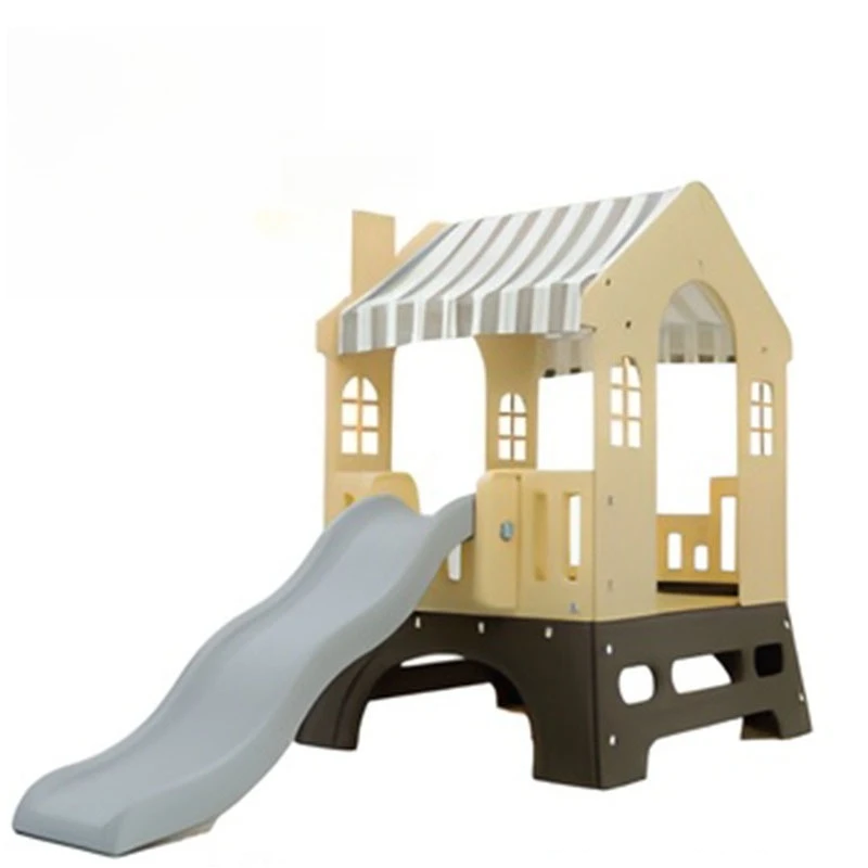 Children's outdoor slide imitation house shape Small toddler slide suitable for playgrounds and community activity centers