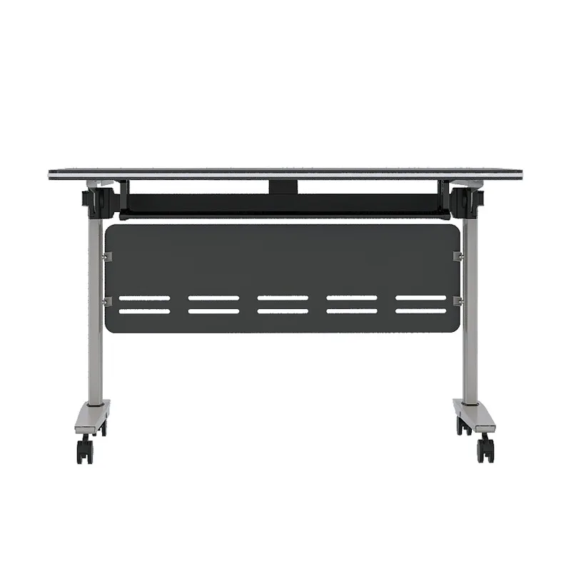 

School classroom movable table folding splicing conference table training institution table and chair combination