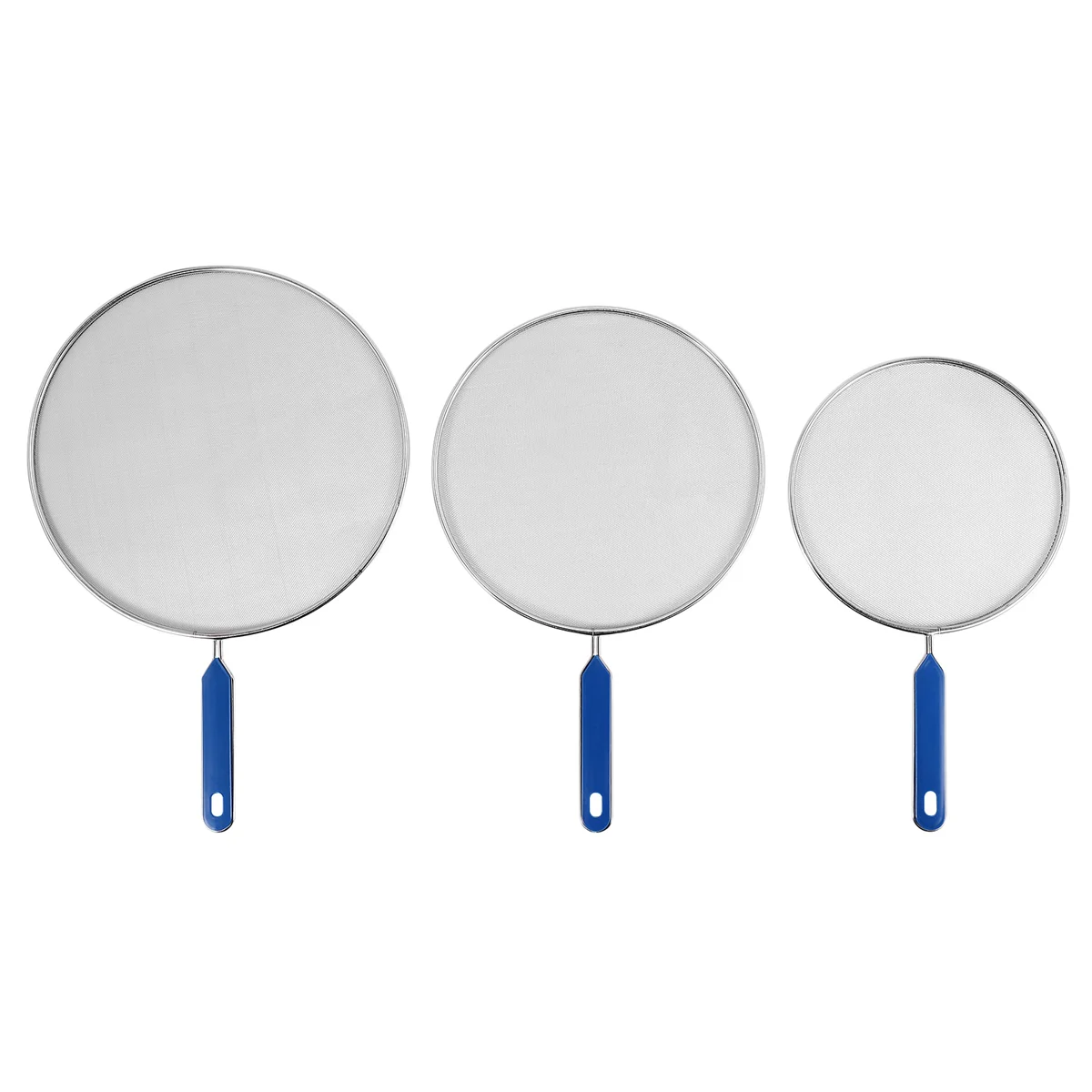 3 Pack Grease Splatter Screen for Frying Pan Cooking,Stainless Steel Guard,Hot Oil Shield to Stop Prime Burn