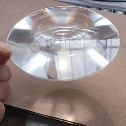 230mm Optische PMMA Solar Focus Fresnel Lens Spotlight lens Vliegtuig Vergrootglas Solar Condenserende Lens Brandpuntsafstand 110mm 190mm