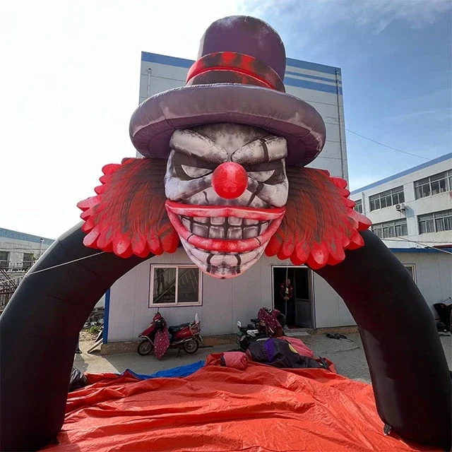 

Inflatable Halloween Arch, Pop Size Inflatable Clown Archway, Halloween Decorations Outdoor Blowups