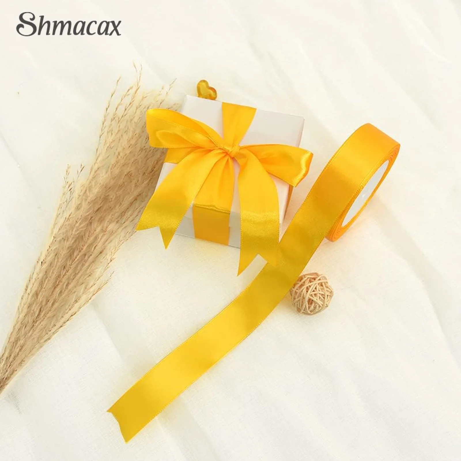 1 Inch X 125 Yards 5 Colors Satin Ribbon Rolls, Mixed Bright Dark Gorgeous Color Set Fabric Ribbon For Gift Wrapping Embellish