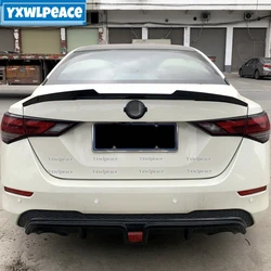 For Nissan Sentra SYLPHY 2020 2021 2022 Spoiler ABS Plastic Primer Color Car Tail Wing Rear Trunk Lip Spoiler Wing
