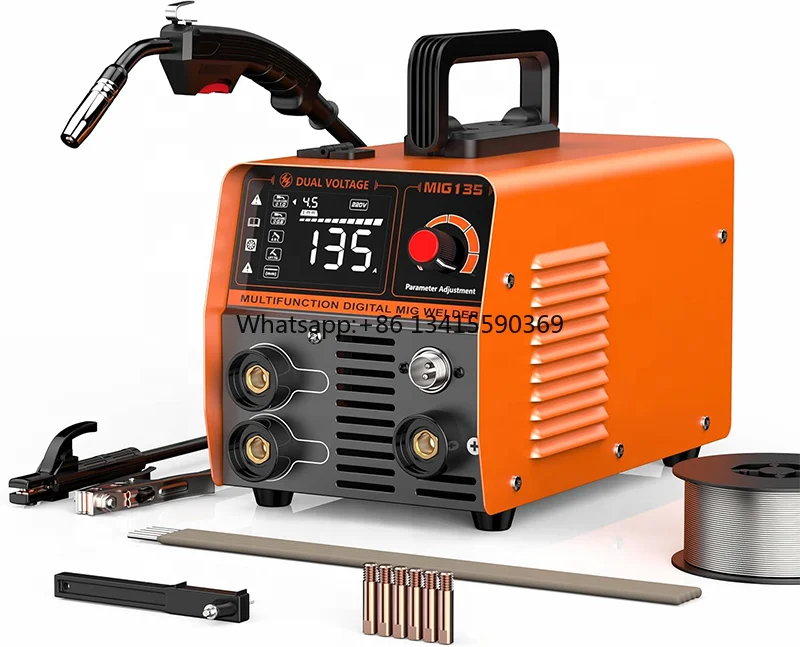 

Three-in-one MIG MMA TIG Welding Machine Multi-functional Inverter IGBT Welding Machine for Simple Welding Home DIY