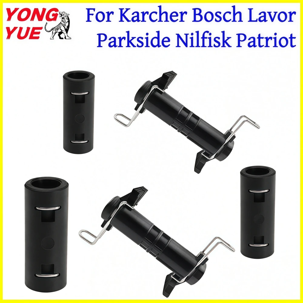 5800psi High Pressure Cleaning Hose Extension Connector Quick Connect Hose Adapter, For Karcher Bosch Lavor Nilfisk Patriot Hose