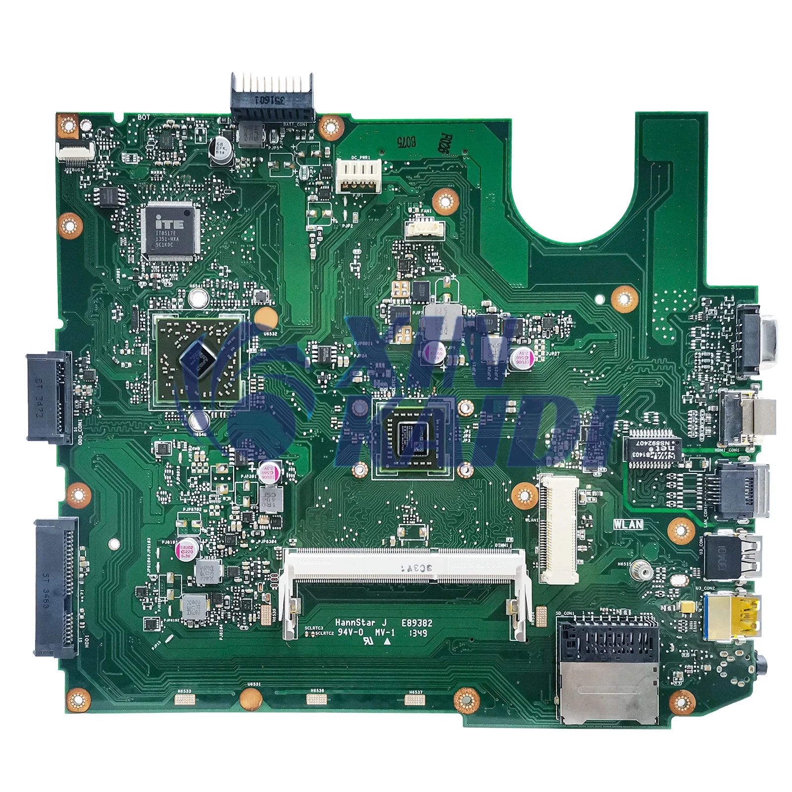 Computer Mainboard for ASUS K45U A45U X45U Laptop Motherboard CPU C60 E2-1800 E350 E450 Systemboard 100% Working Well