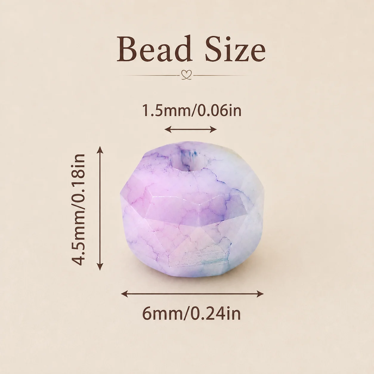 6mm Glass Wheel Water-Dye Ceramic Beads Assorted Colors Handmade DIY Jewelry Making Bead Bracelet Necklace Decorativ Accessories