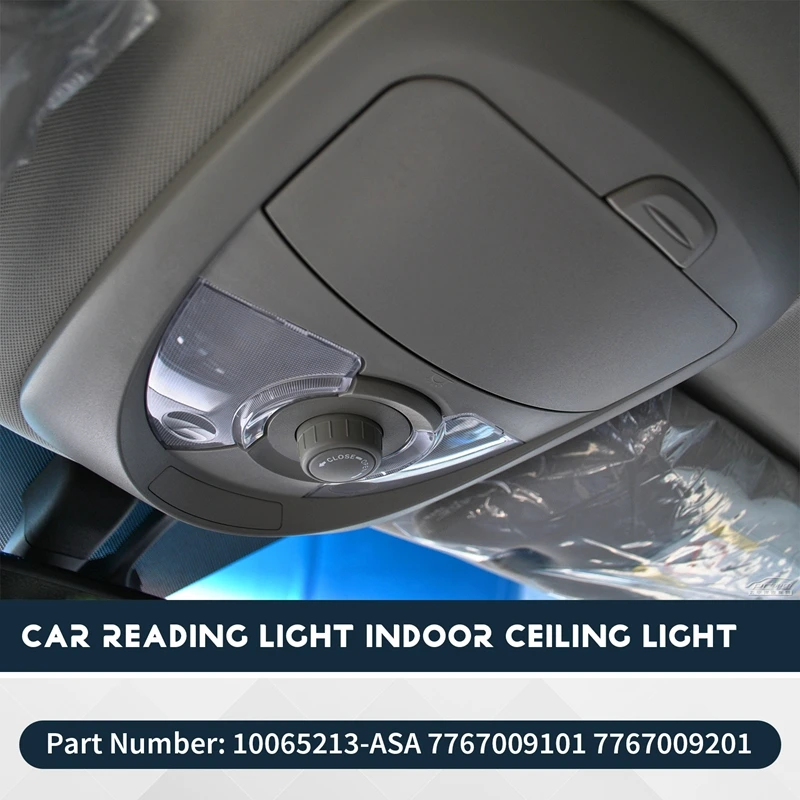 AB09-Para SAIC Roewe W5 Luz de leitura de carro Luz de teto interna Luz de teto Console superior Montagem Caixa de óculos 10065213 -ASA