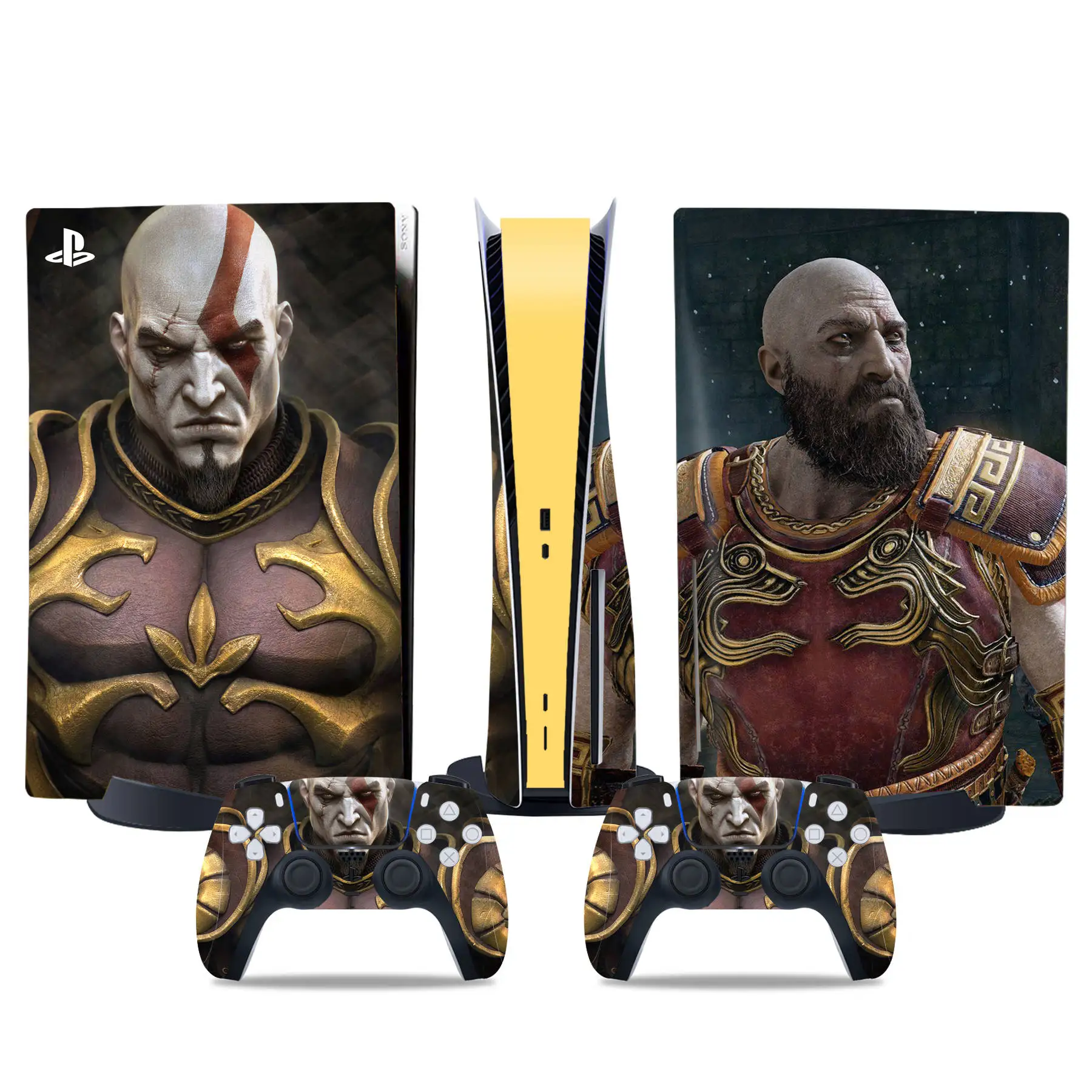 GOD of WAR PS5 Disc Skin Sticker Protector Decal Cover for Console Controller PS5 Disk Skin Sticker Vinyl Image customized view 5