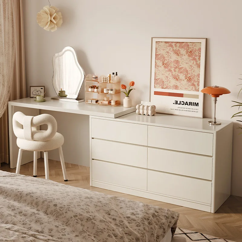 

Dresser, chest, integrated bedroom, simple modern desk, vanity table, vanity cabinet, bedside cabinet, computer table