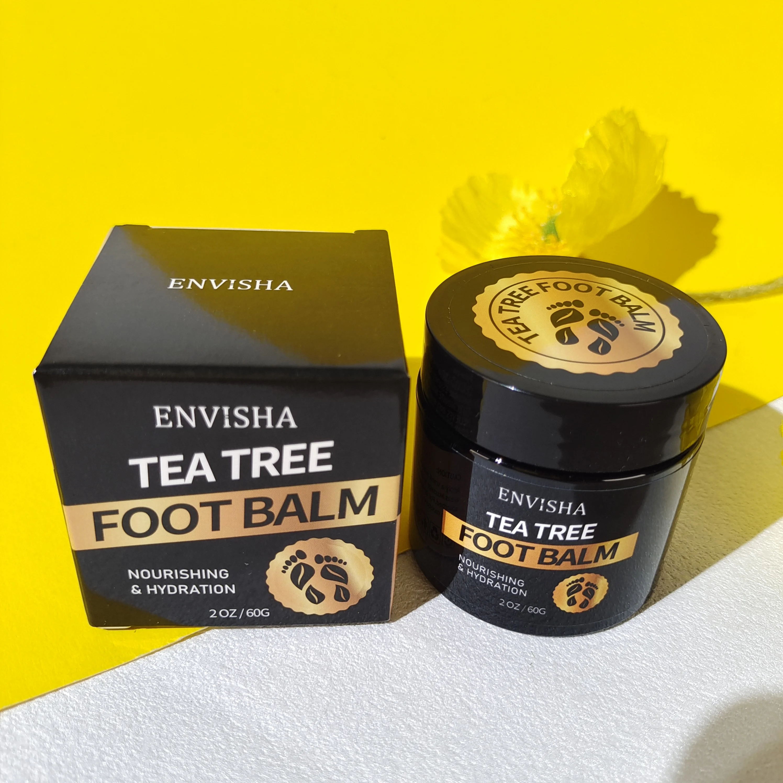 ENVISHA Tea Tree Foot Care Cream Cracked Heels Skin Smooth Intensive Moisturizing Callus Remover Repair Anti-drying Exfoliating