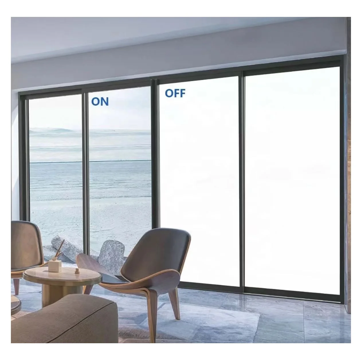 PDLC Film Electrically Switchable Smart Film Rear Projection Screen Electrochromic Glass Use for Window Film