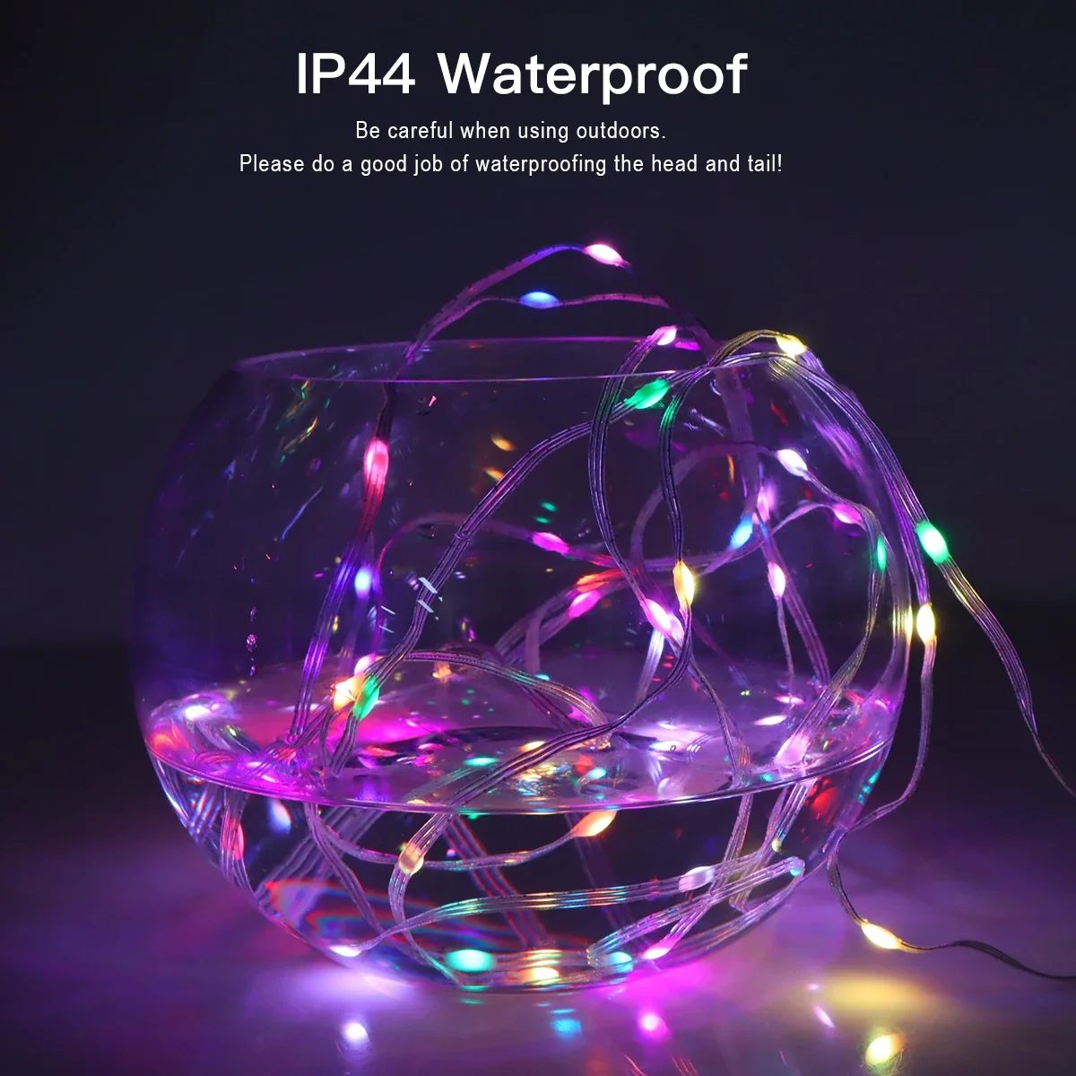 Fairy Light LED RGB Smart String Light Bluetooth Application and Remote Control Wedding Party Christmas Interior Decoration