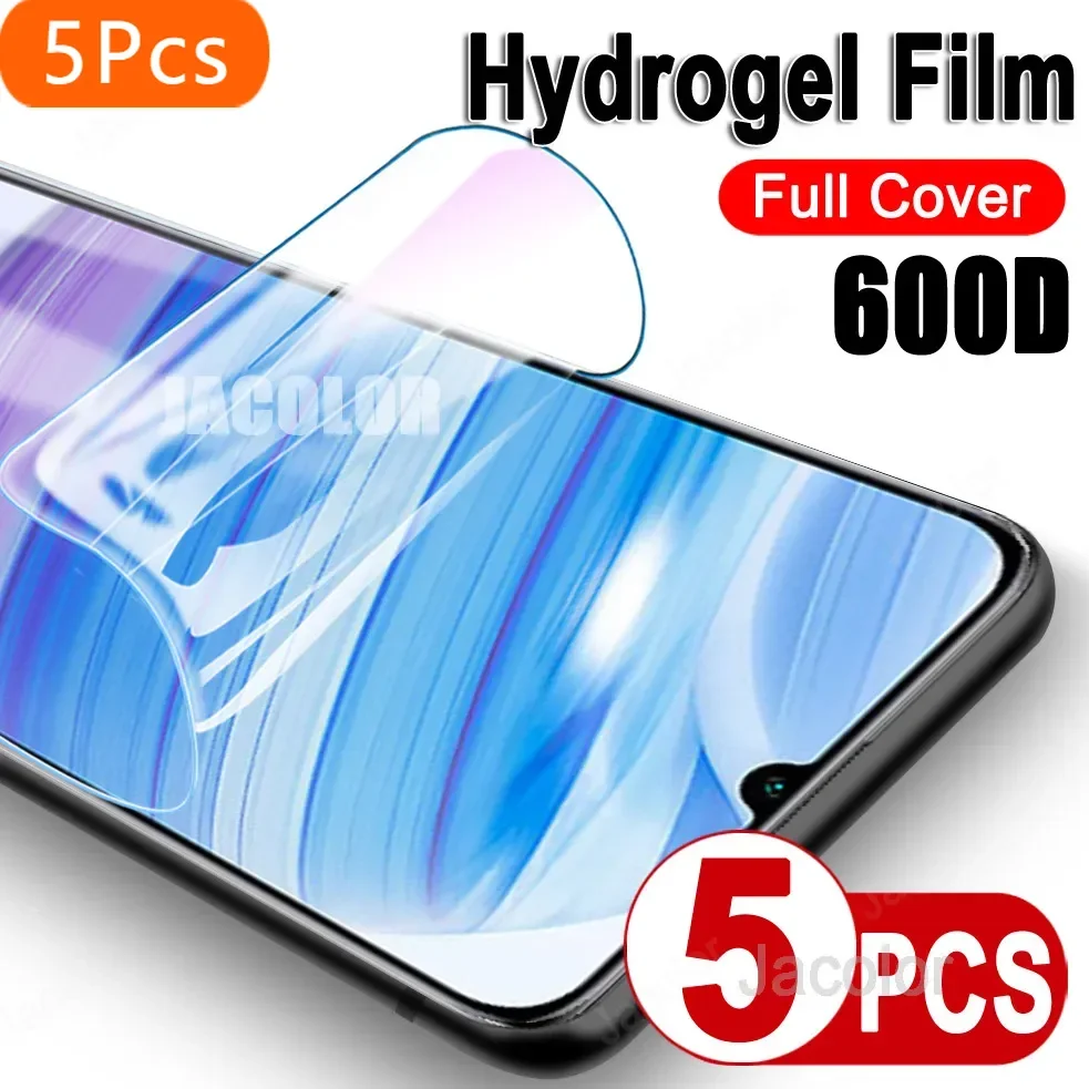 5 шт. защитная пленка для Xiaomi Redmi 10/10 Prime/10X 4G/10X 5G/10X Pro 5G гелевая защитная пленка для экрана гидрогелевая пленка Redmy 10Prime 10XPro