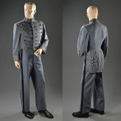Movie Beyond Glory Rocky Gilman Cosplay Costume Movie Costume Two Piece West Point Uniform Mens Tail Coat Stage Outfits Hallowen