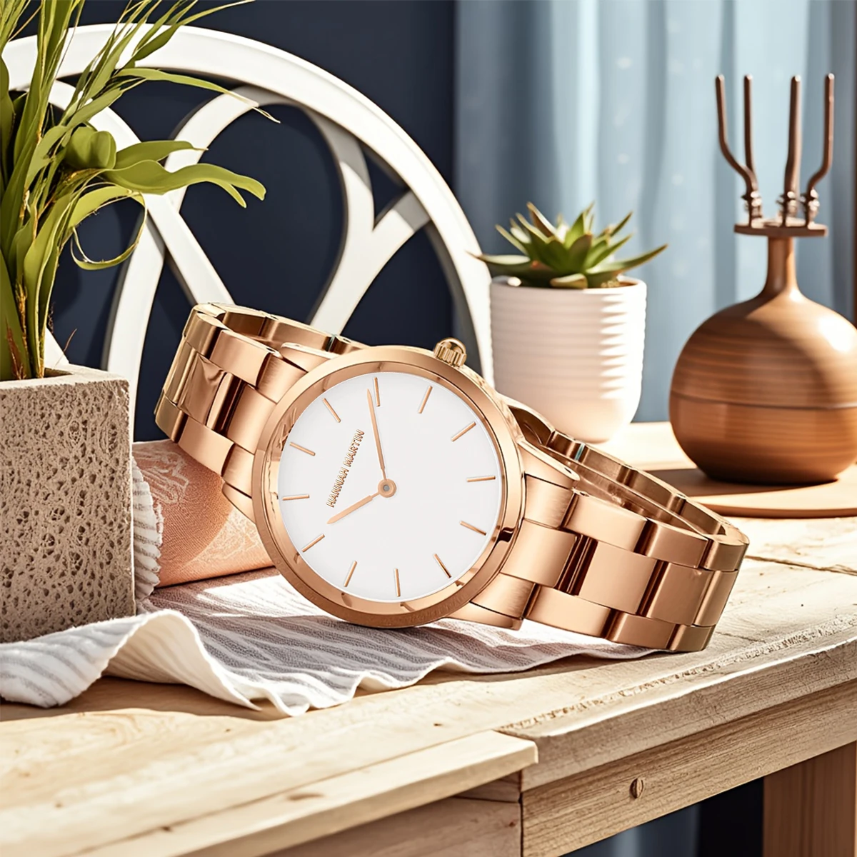 Hannah Martin Women Watch Japan Original MIYOTA 2035 Quartz Movement Fashion Rose Gold Stainless Steel Women Dress Watches reloj