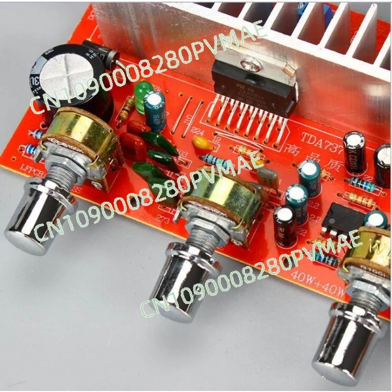 TDA7377 DC12V 40W Car DIY Stereo Dual Channel Power Amplifier Board Finished Product