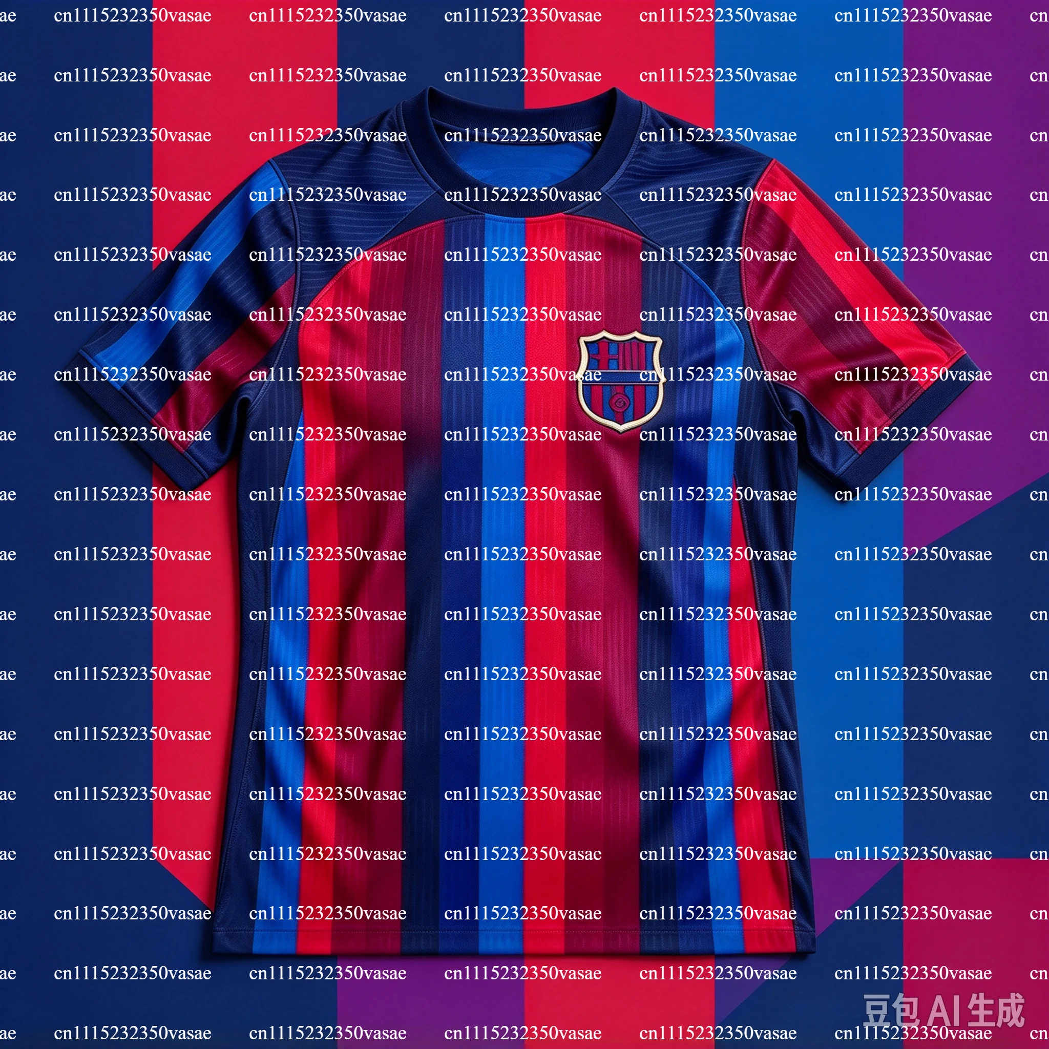 2026 Red‑Blue Gradient Vertical Stripe Print Men T Shirt Crew Neck Short Sleeve Sport Jersey Soccer Training Fitness Top