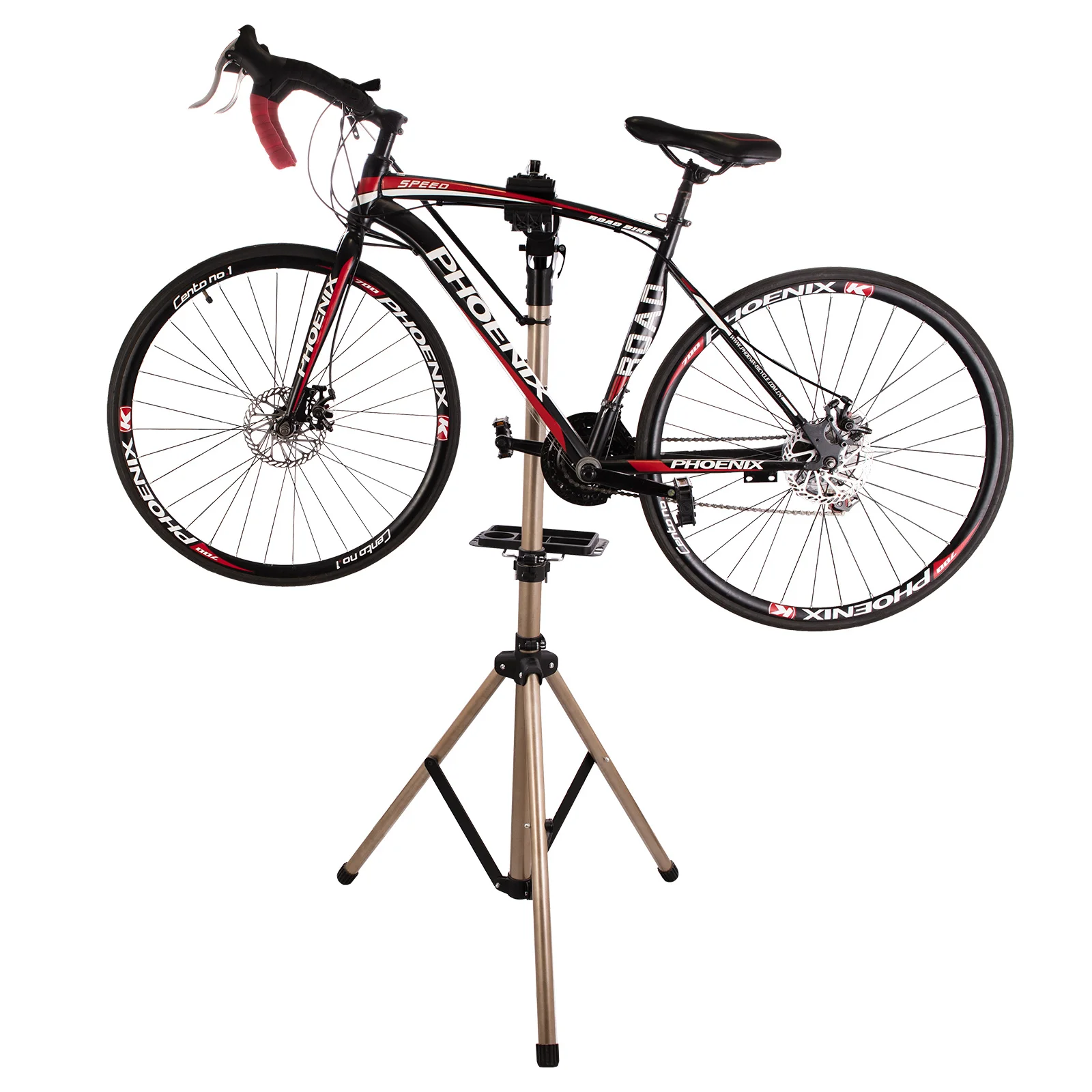 Professional Adjustable Fold Bicycle Repair Rack Mountain Bike Repair Stand Holds up to 66 Pounds or 30 kg