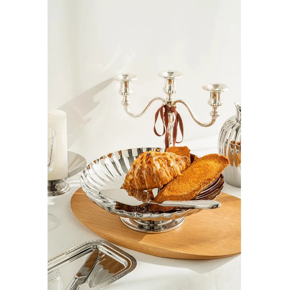 European-Style Home Decoration Kitchen Tableware Living Room Desktop Fruit Platter Light Luxury Hotel Restaurant Service Tray view 2