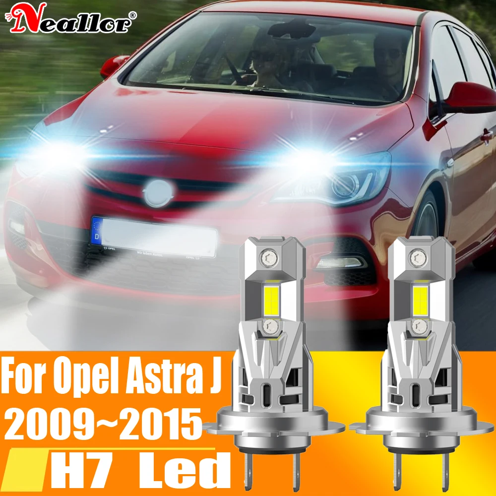 

2x High Power H7 Led Headlight Canbus No Error H18 Car Bulb 6000K White Light Moto Diode Lamp 12v 55w For Opel Astra J 2009~2015