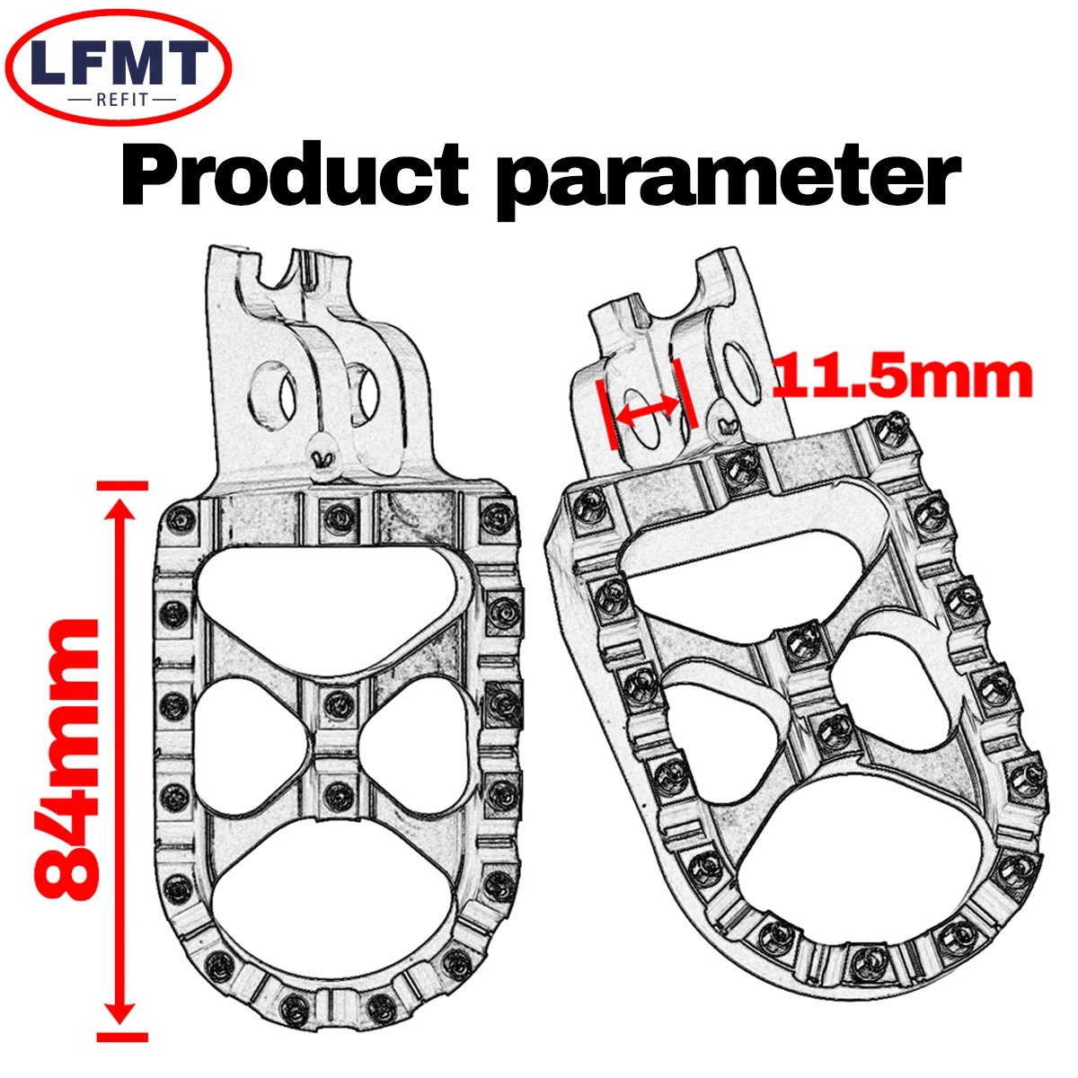 Motorcycle CNC Foot Pegs Footpegs Pedals For Kawasaki KX65 KX80 KX85 KX100 KX125 KX250 KX450 KX500 KX250F KX450F KLX110 KLX450R