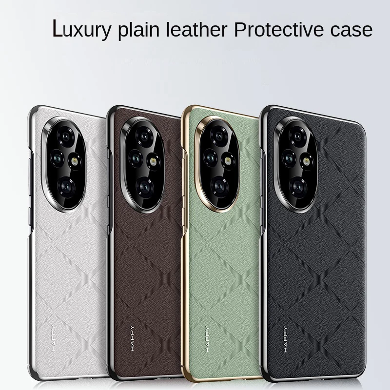 Leather Phone case For Honor 200 300 Magic 7 6 Pro X9C Smart Camera Lens Full Ptotect shockproof Hard Plating Back Cover Cases