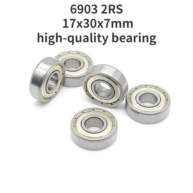 Deep groove ball bearing 6001ZZ, inner diameter 12mm, outer diameter 28mm, thickness 8mm, high-speed motor bearing