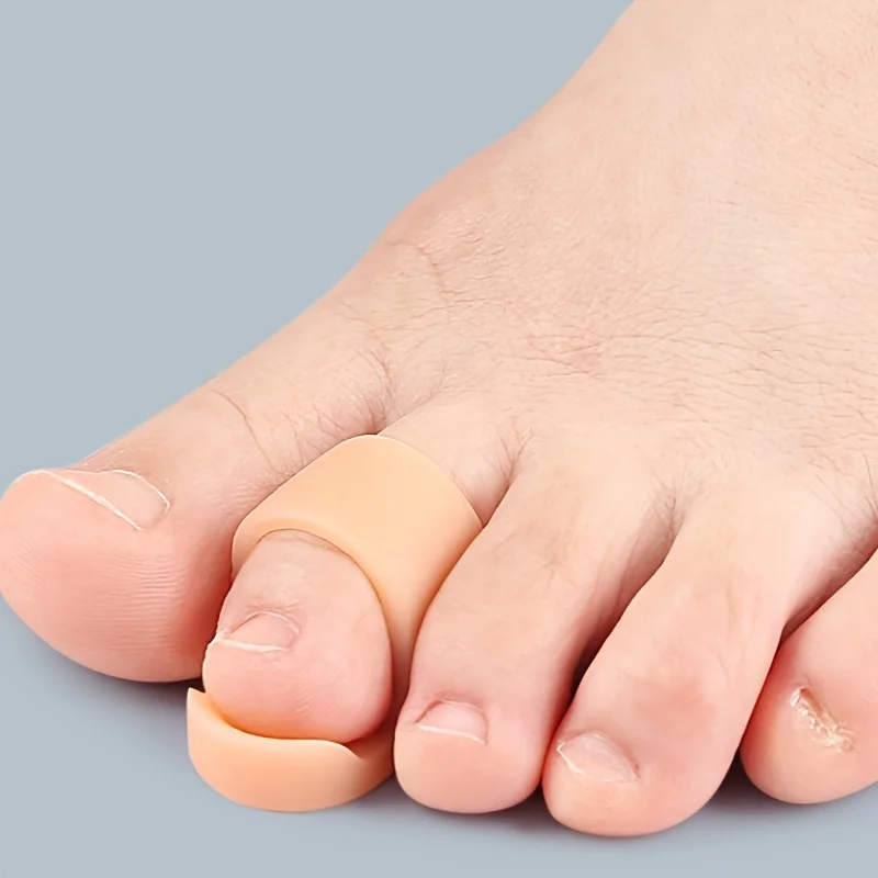 

Комплект из 2-х подушечек для коррекции пальцев ног: поддержка для пальцев в форме молотка, для сгибающихся и вогнутых пальцев, подушечка-протектор для подъема пальцев