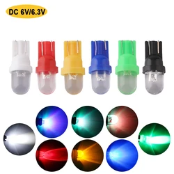 2825 555 158 192 168 194 T10 DC 6V 6.3V Led Bulb Arcade Pinball Machine Game Car Lights Flashlight White Blue RGB Red Blue 10PCS