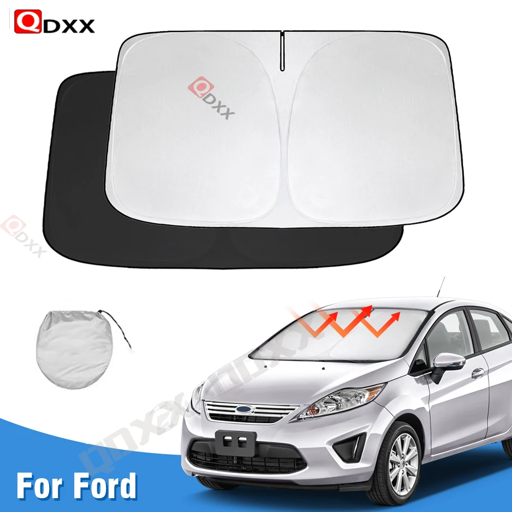 

Windshield Sun Shade for Ford Fiesta 2017-2022 2023 Window Shade Sun Visor Cover Foldable Blocks UV Rays Keep Your Car Cooler