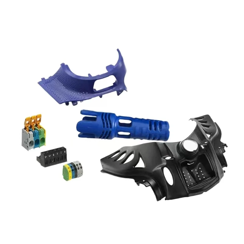 أجزاء مصبوبة للحقن على شكل خاص مصنوعة من المواد البلاستيكية المتنوعة خدمة قولبة الحقن أجزاء بلاستيكية مصبوبة