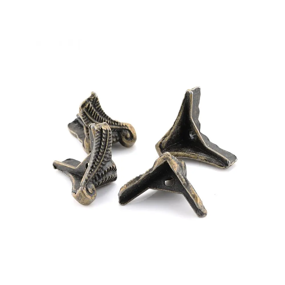 Antique Box Decorative Protector Hardware Corner Bracket Furniture Part Feet Leg