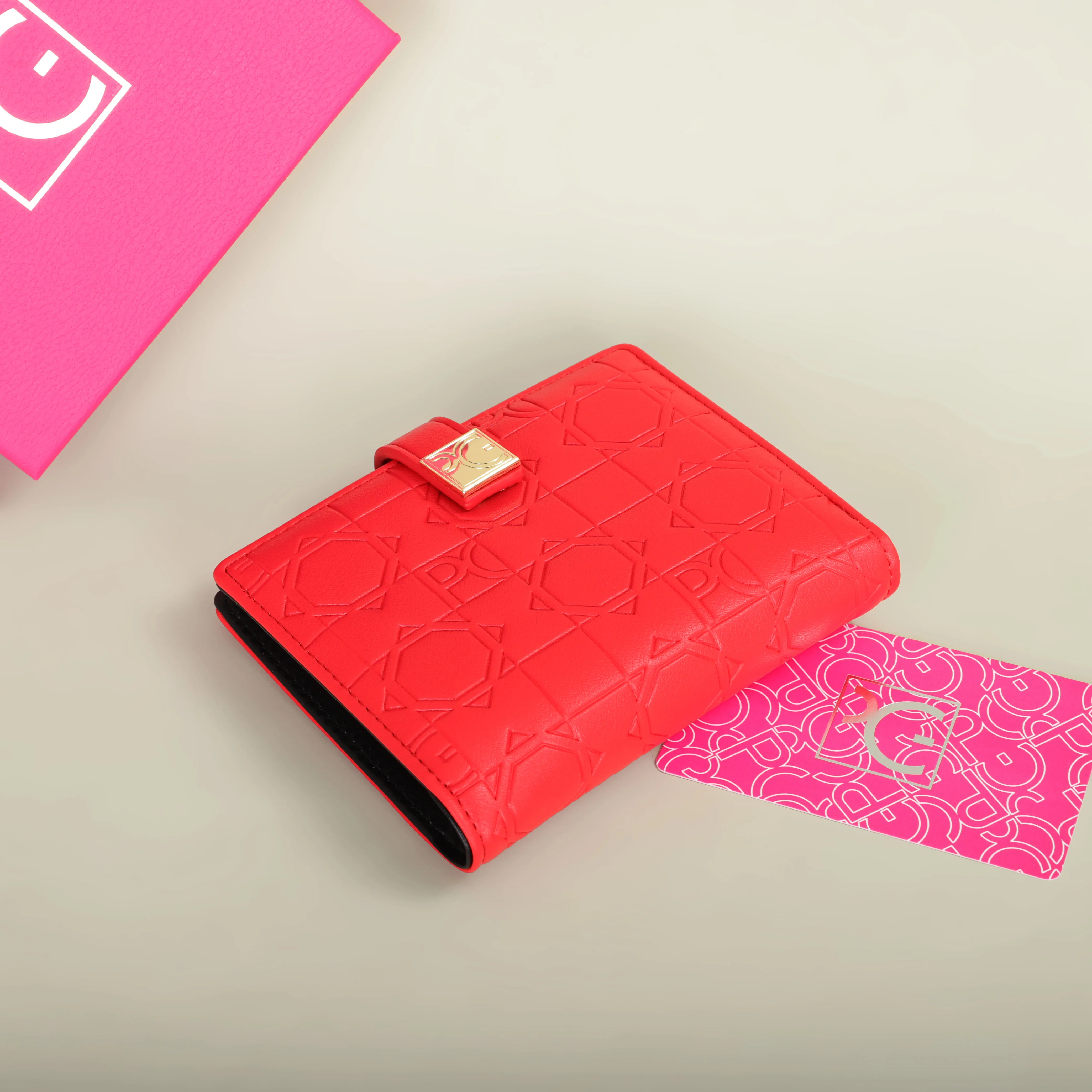 PG Wallet Fashion Classic Retro Damen-Universal-Geldbörse mit Buchstabendruck, tragbare Kartentasche, Zero Wallet – Detail 19