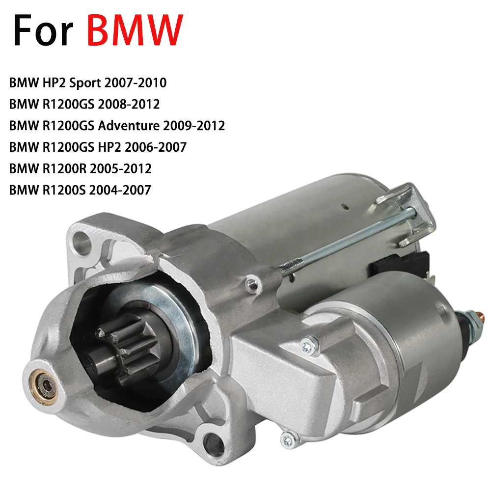 

Стартер для мотоциклов BMW HP2 Sport, R1200GS, R1200R, R1200S, R1200GS Adventure, R1200GS HP2. OEM: 12412306140, 12317691956