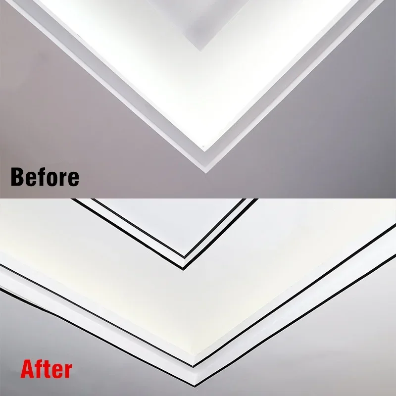 5M Gold Wall Sticker Strip Stainless Steel Flat Self Adhesive Living Room Decoration Mirrors for Home Wall Edge Strip